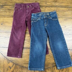 Janie and Jack Bundle Jeans and Corduroy Pants